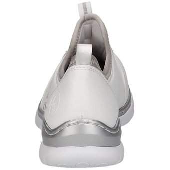 Rieker Slip On Sneaker in weiß