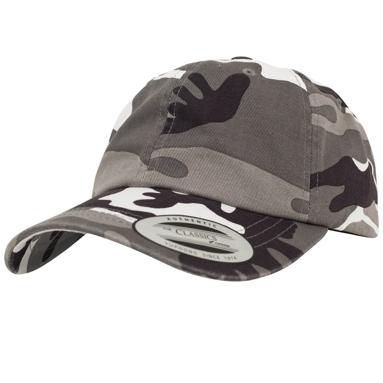 Low Profile Camo Washed Cap