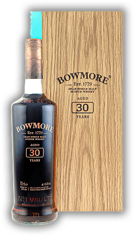 Bowmore 30 Years 1989/2020 45,1% Bowmore 30 Years 1989/2020 45,1% Definiert, geformt und gestaltet durch die Zeit. Alter 30 J. - 0,7	 Liter - Vol 45,1%