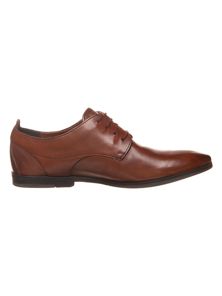Clarks Leder-Schnürschuhe ''Otoro Lo'' in Dunkelbraun günstig kaufen