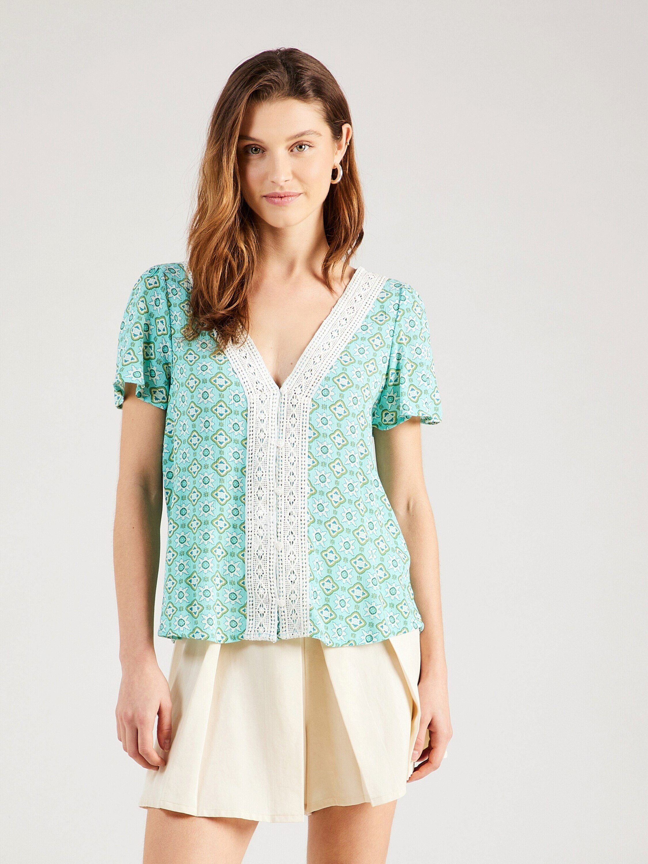 Springfield Funktionsbluse (1-tlg) Spitze, Drapiert/gerafft