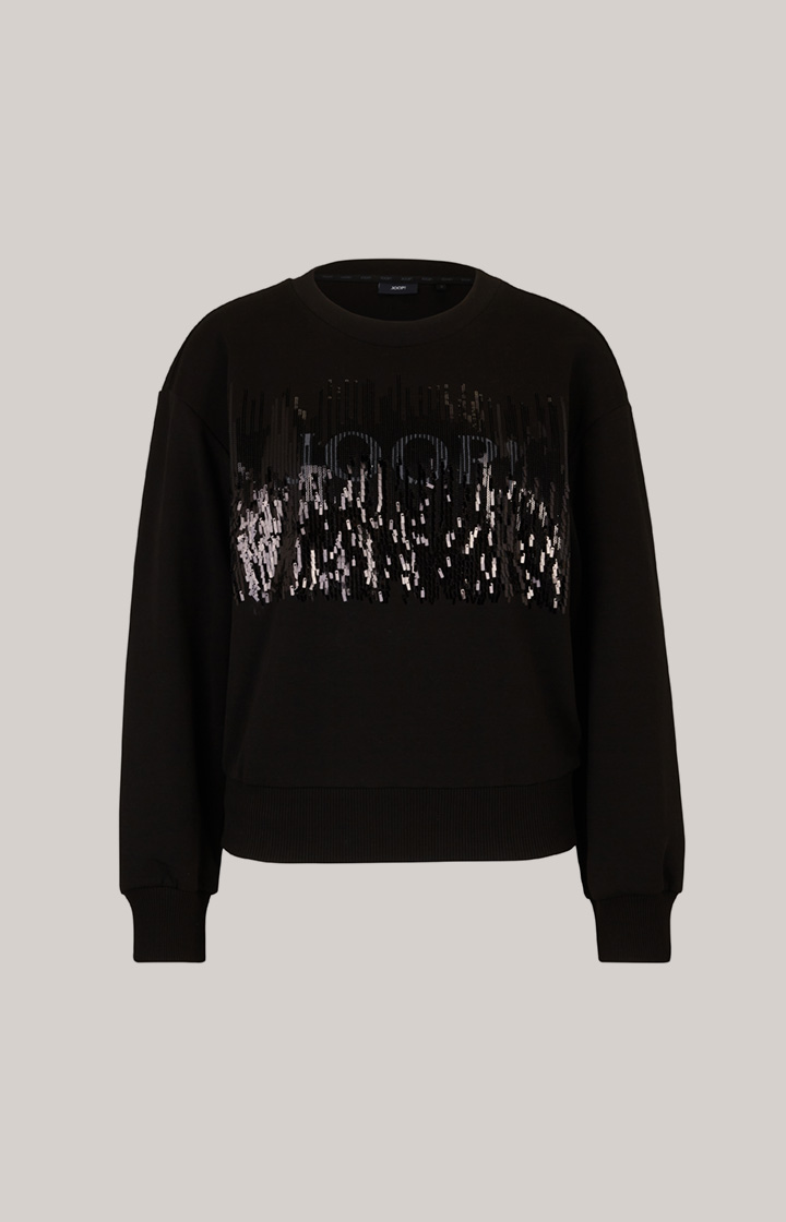 Sweatshirt in Schwarz