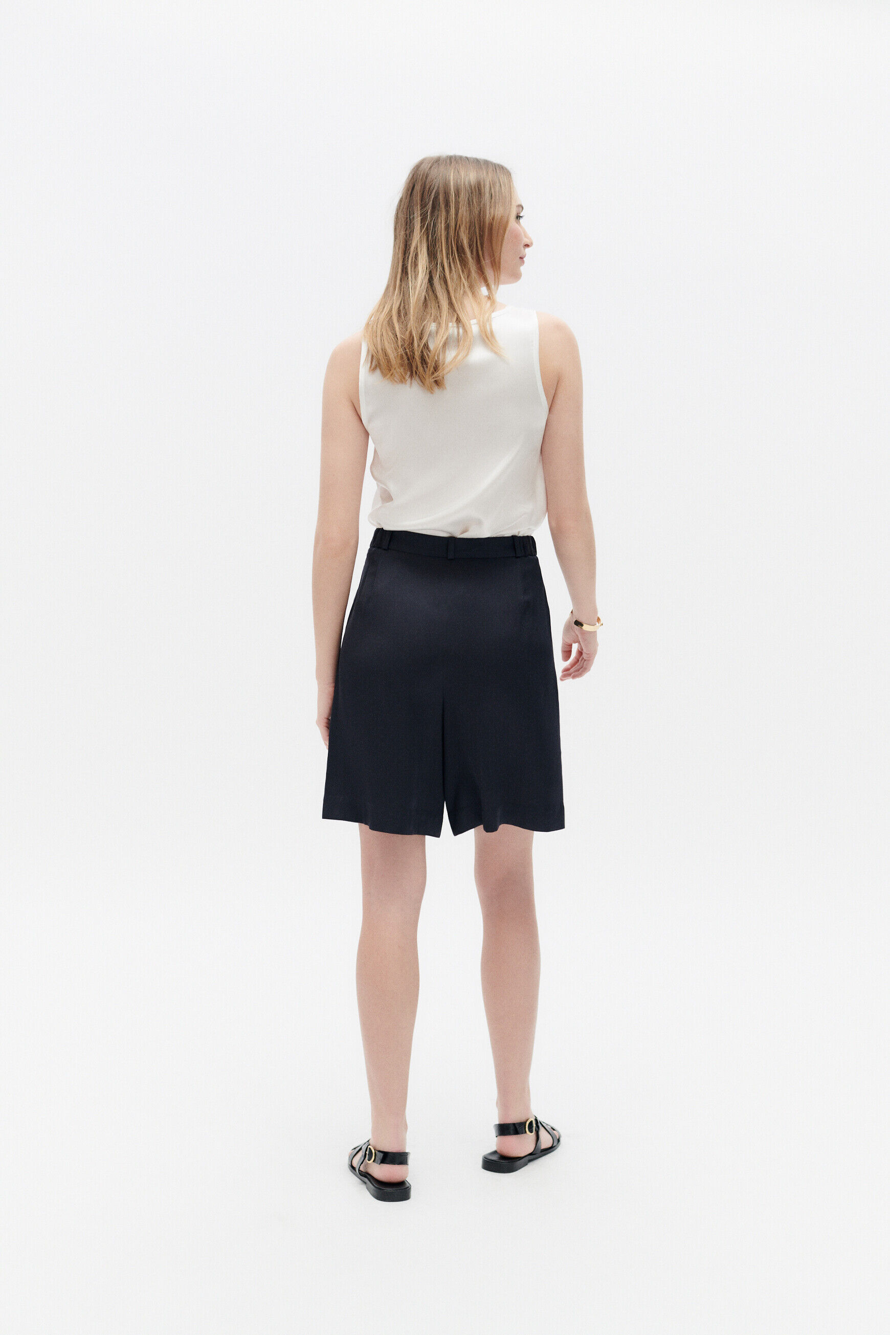 Pantalon pbrandon bleu marine femme