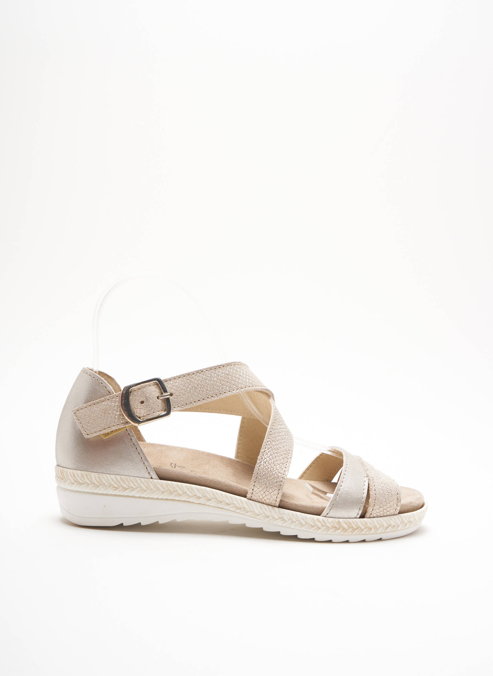 Aco Sandales Nu Pieds Femme couleur beige