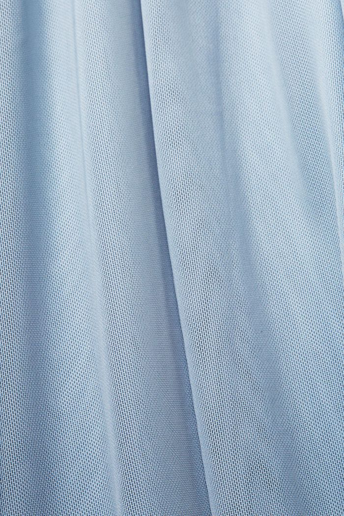 Meshkleid mit Elastikbündchen