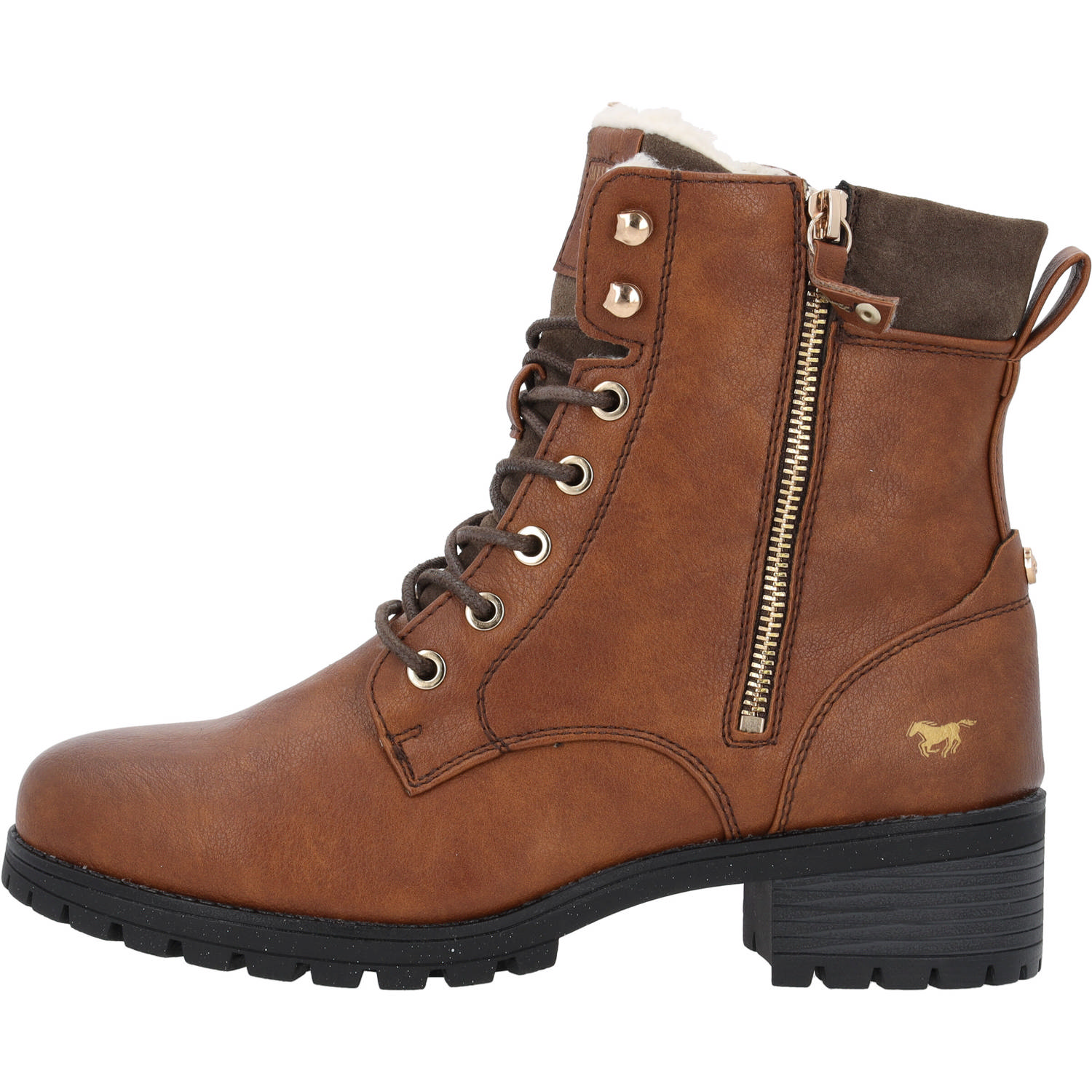 Mustang 1435603, Schnürstiefel, Damen, schwarz