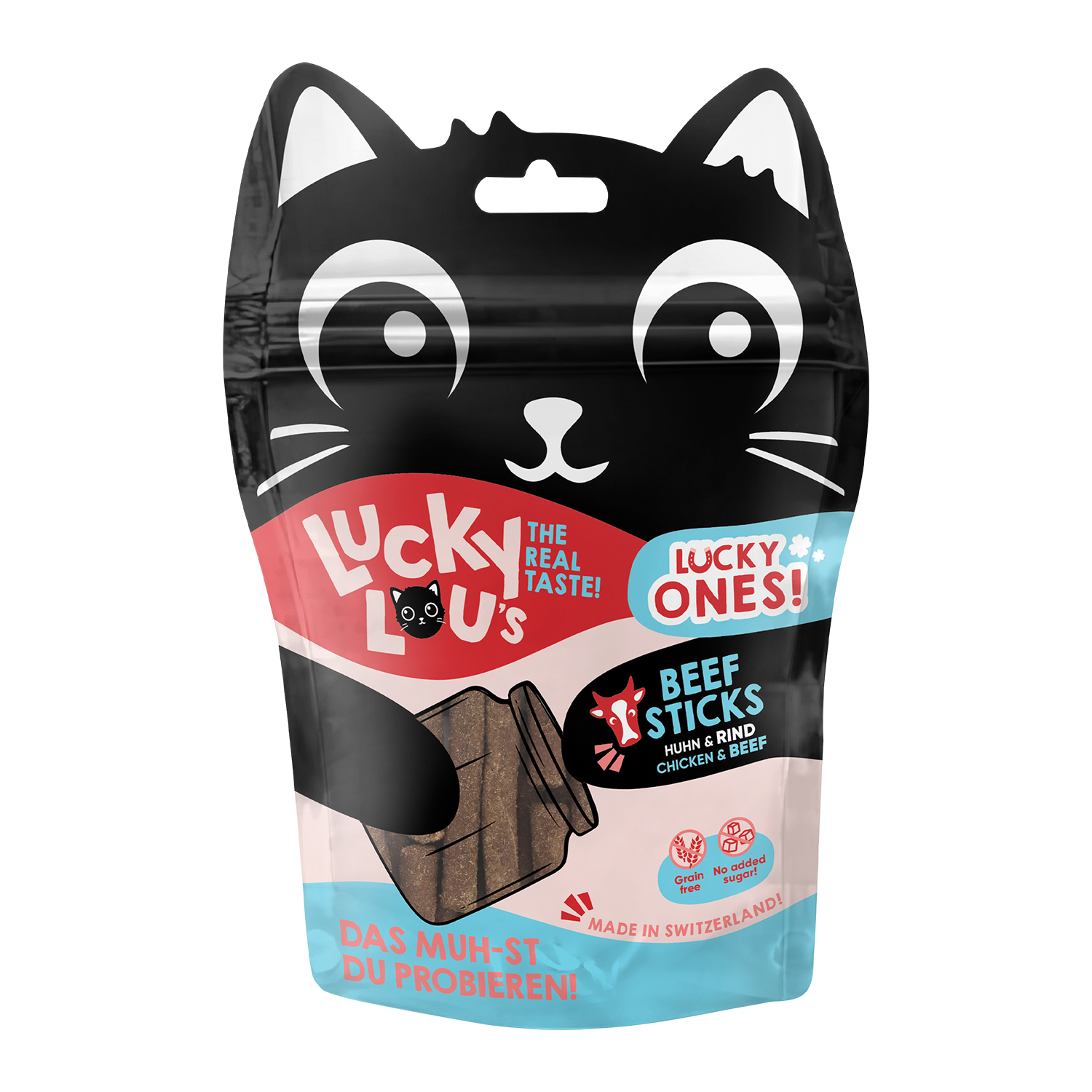 Lucky Lou Snacks Lucky Lou Lucky Ones Sticks 8x50 g Huhn & Rind