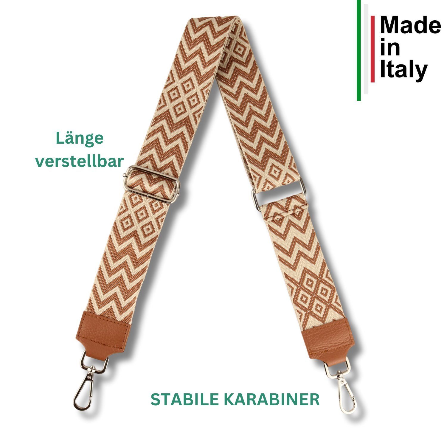 MIRROSI Bauchtasche Damen, Echtleder, Leder, Made in Italy, Umhängetasche, Brusttasche, (Schultertasche für jeden Anlass (1 Tasche & 2 Gurte), Damen Taschen, 3 Größen auswählbar), Crossbody Bag, Cognac Braun, verstellbaren Schulterriemen
