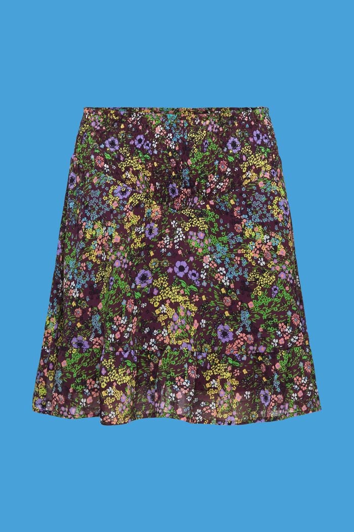 Minirock mit Blumenmuster