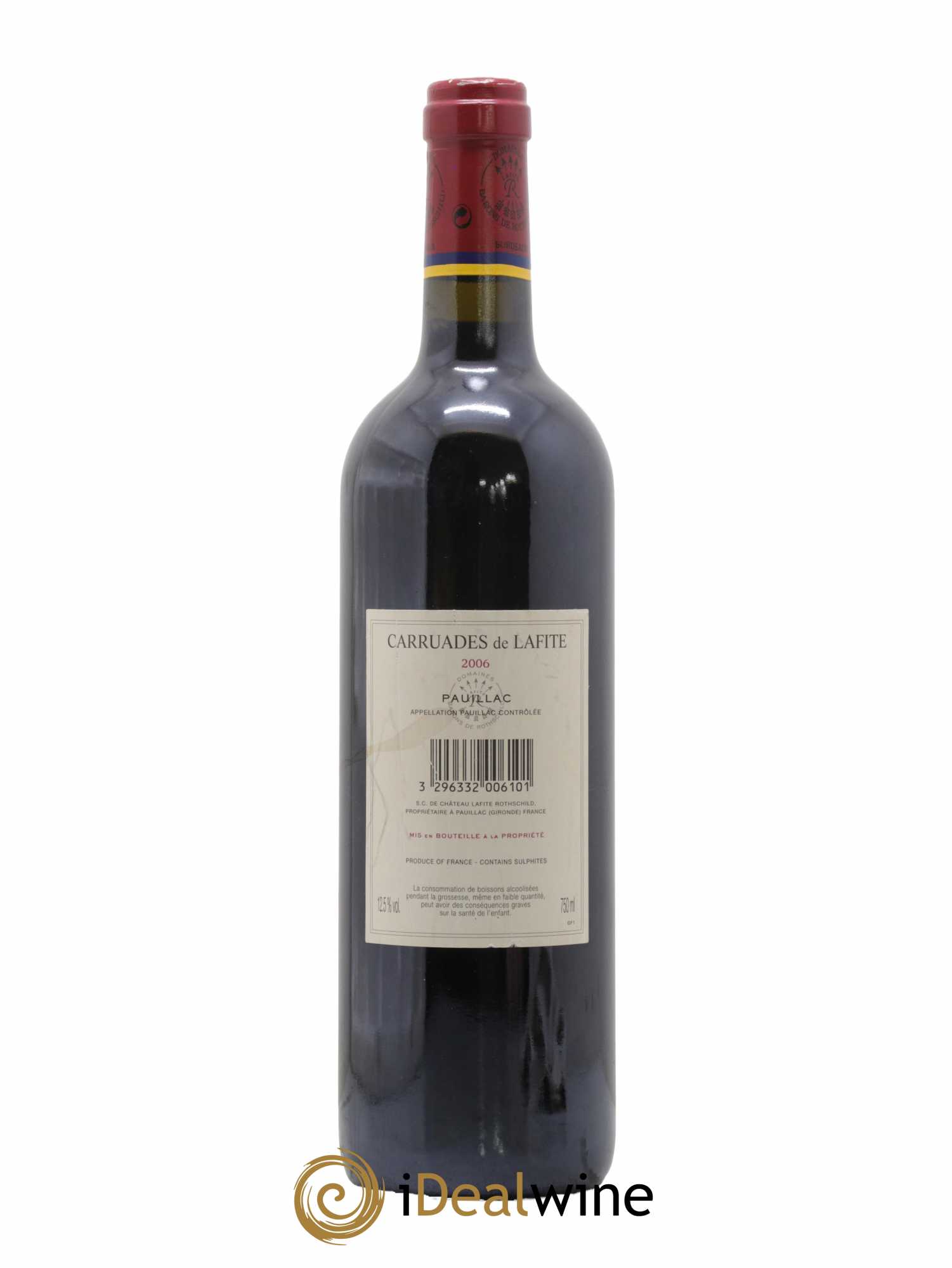 Carruades de Lafite Rothschild Second vin  2006 - Lot de 1 Bouteille