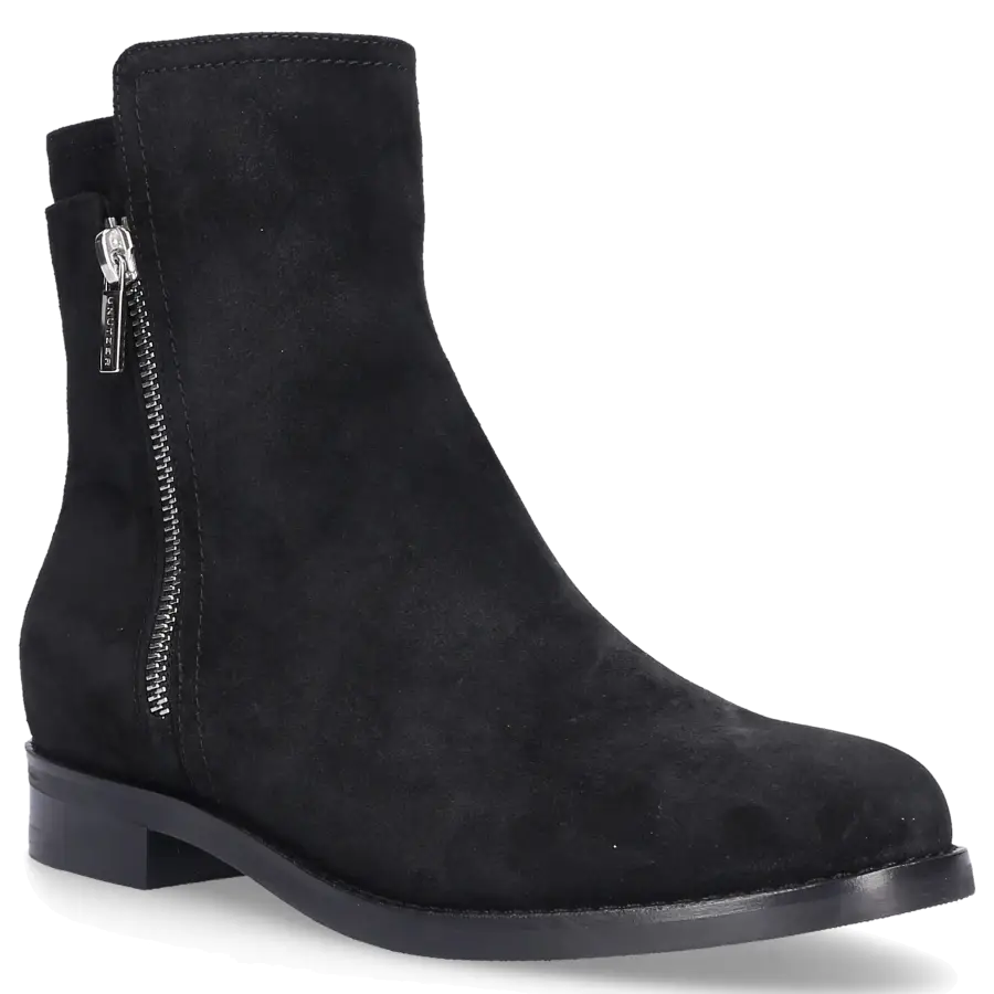 Unützer - Stiefeletten 8489 Veloursleder - schwarz