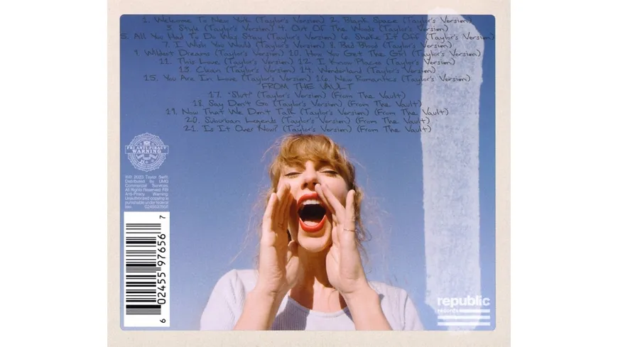 1989 (TAYLORS VERSION) CRYSTAL SKIES BLUE CD