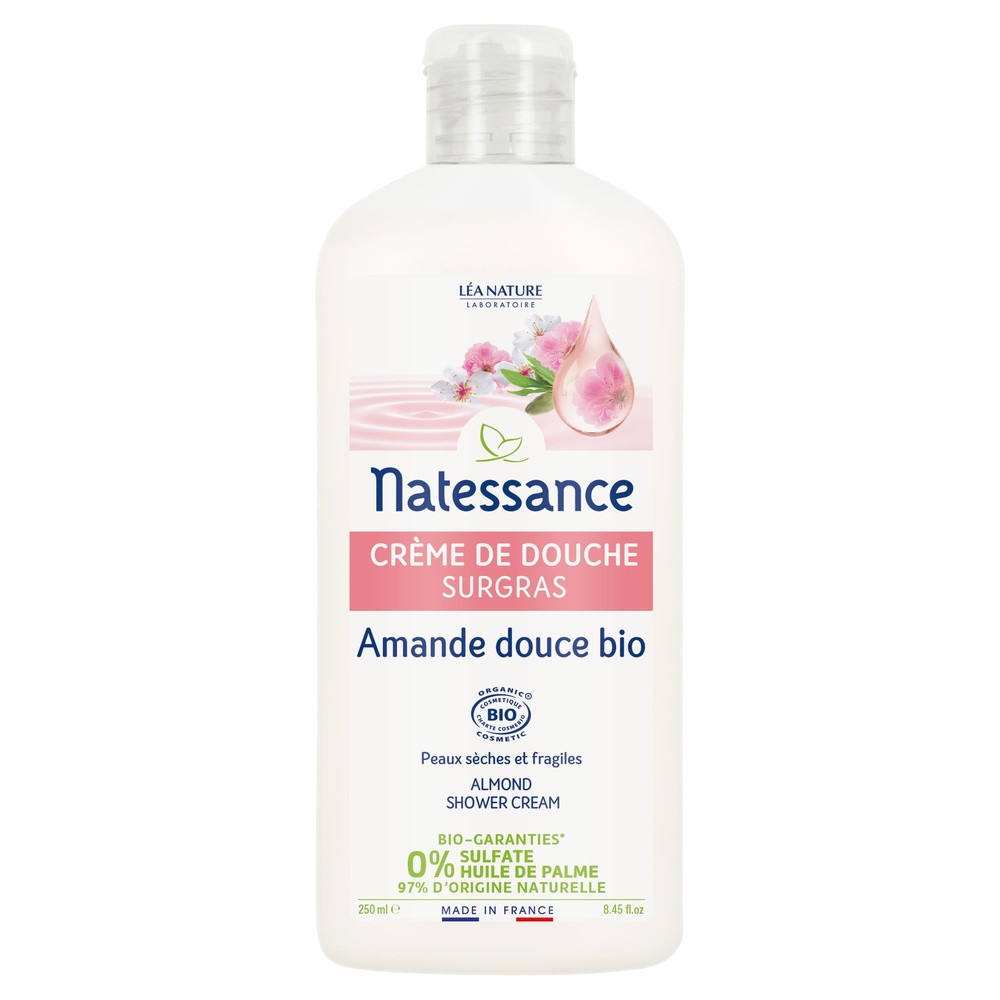 natessance Crème de douche Amande douce Crème de douche