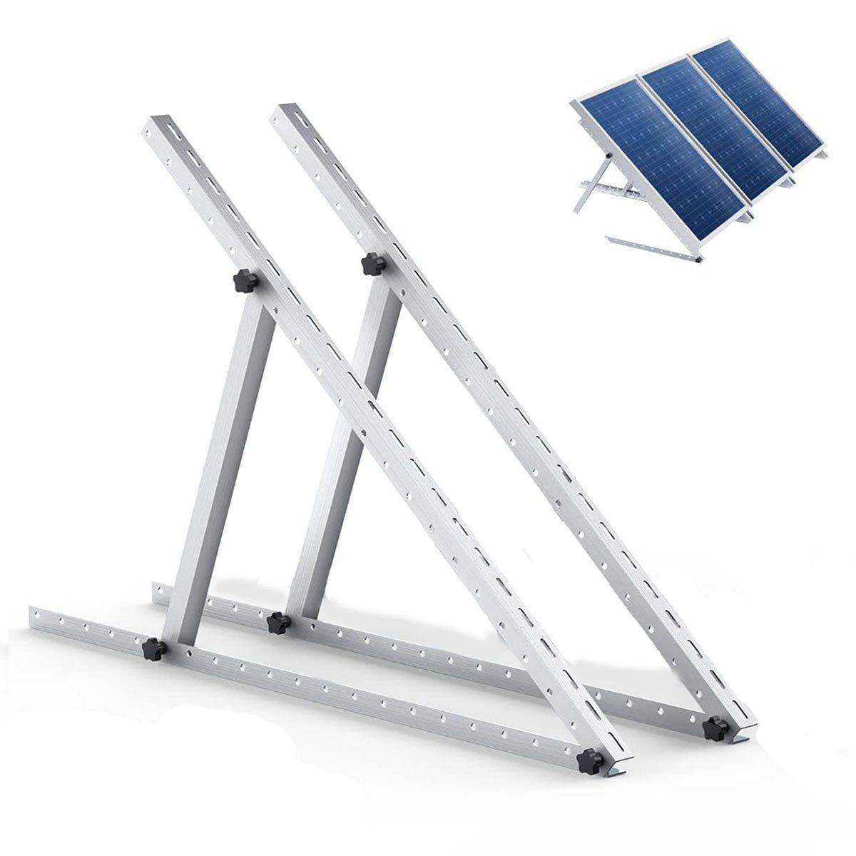 LETGOSPT Solarmodul 100W Monokristallin Solarpanel, 20A Ladegerät Kit, IP65 Wasserdichte Solargenerator