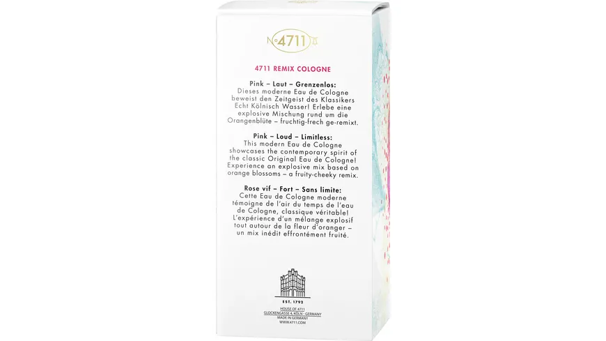 4711 Remix FESTIVAL VIBES Eau de Cologne Naturalspray 100 ml