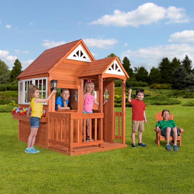 Deluxe Cedar Mansion Playhouse
