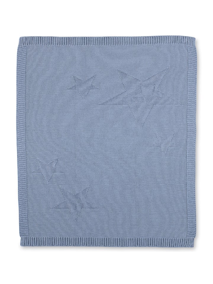 Sterntaler Strick-Schmusedecke in bleu günstig kaufen onesize