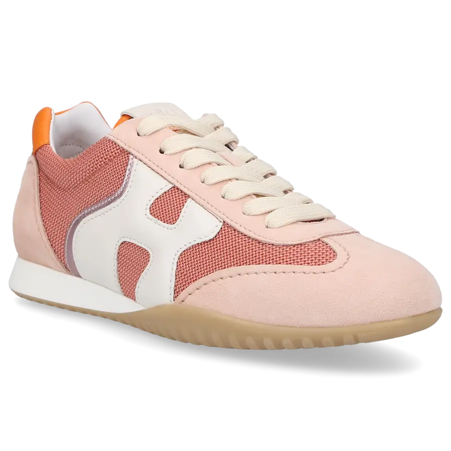 Hogan - Sneaker low OLYMPIA Veloursleder - pink