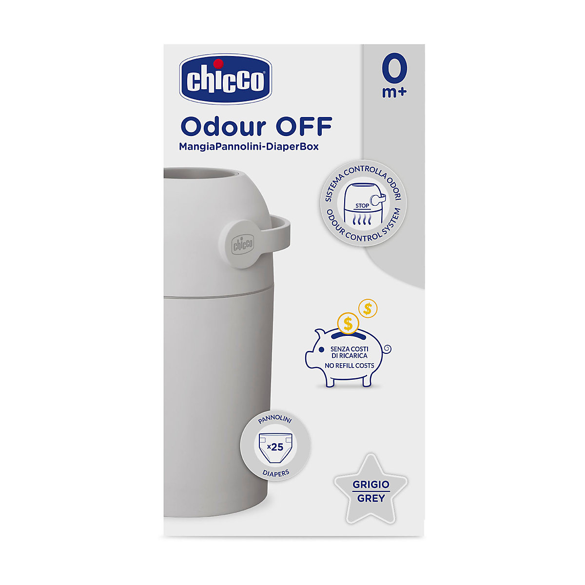 Windeleimer Odour, Off Grey