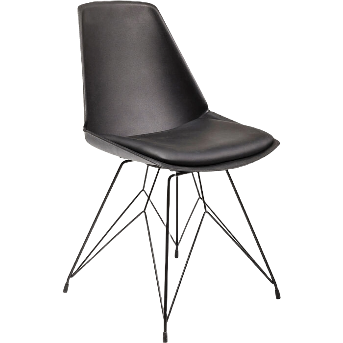 KARE Stuhl Wire Schwarz