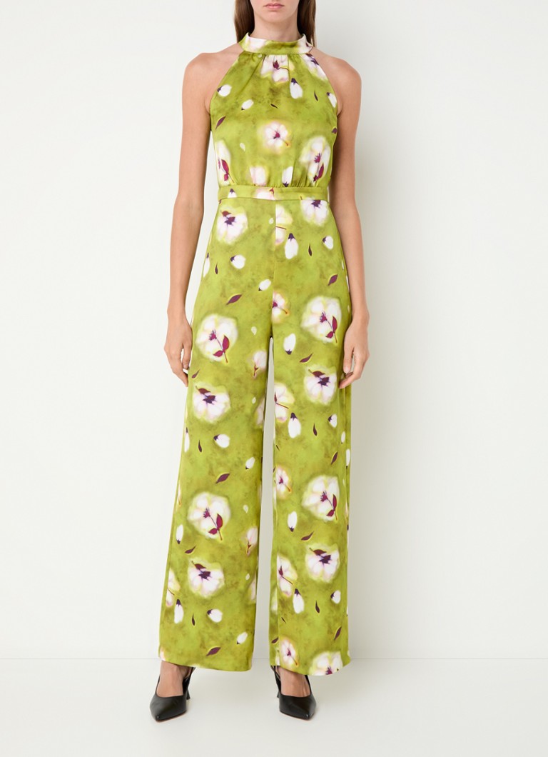 Max & Co Farsetto wide fit jumpsuit with floral print