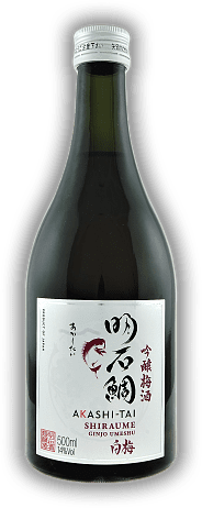 Akashi-Tai Sake Shiraume Ginjo Umeshu 0,5 Liter Akashi-Tai Sake Shiraume Ginjo Umeshu 0,5 Liter  0,5	 Liter - Vol 14,0%