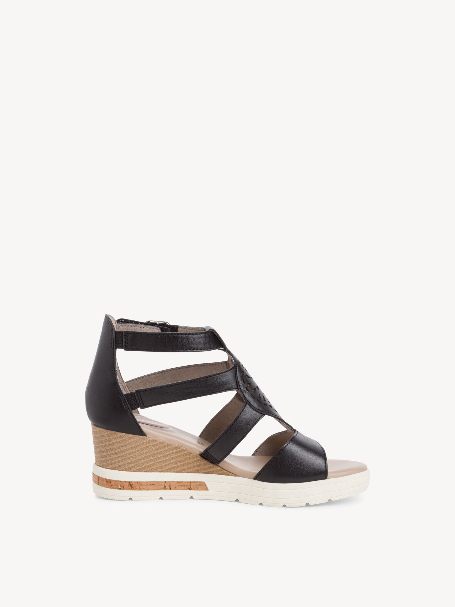 Sandale en cuir - noir