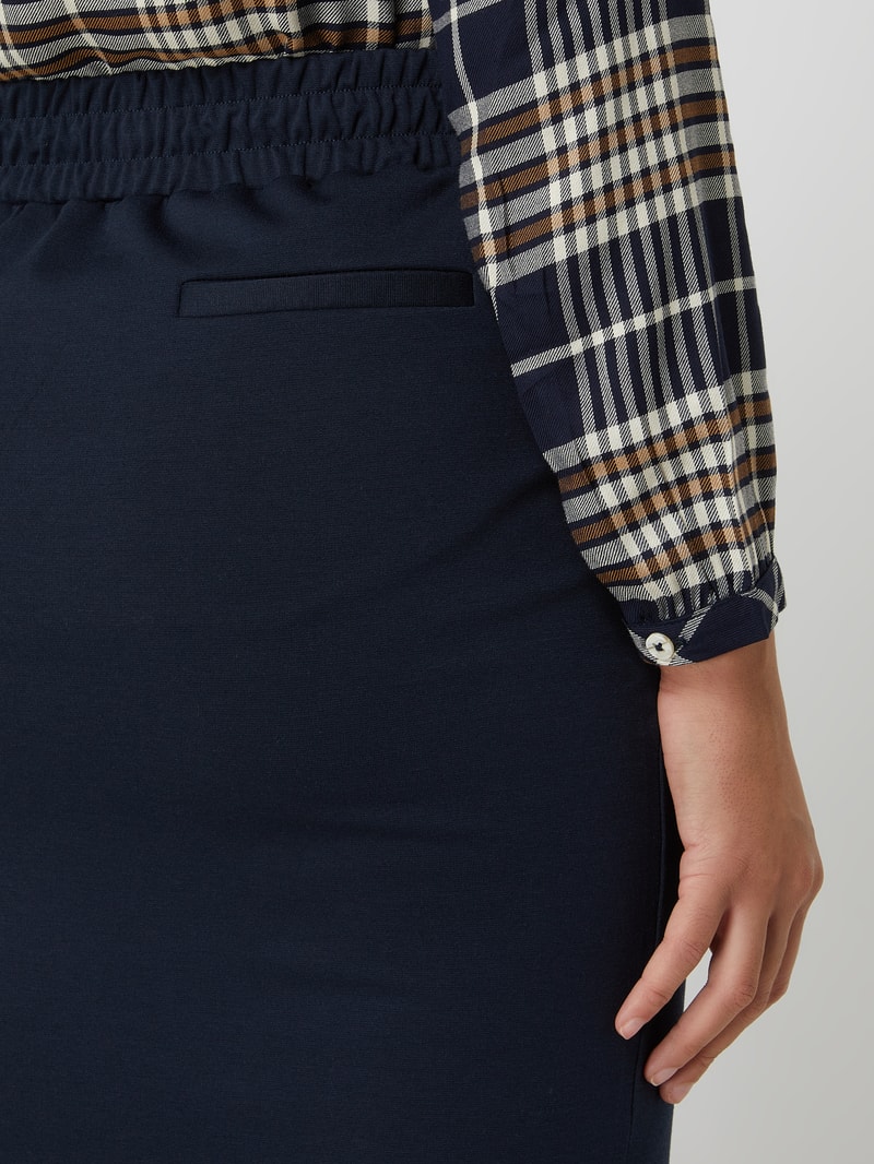 Minirock aus Jersey Modell 'Kate' in marineblau