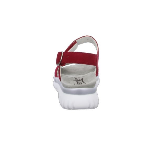 SEMLER Komfort Sandalen rot SAMT-CHEVRO