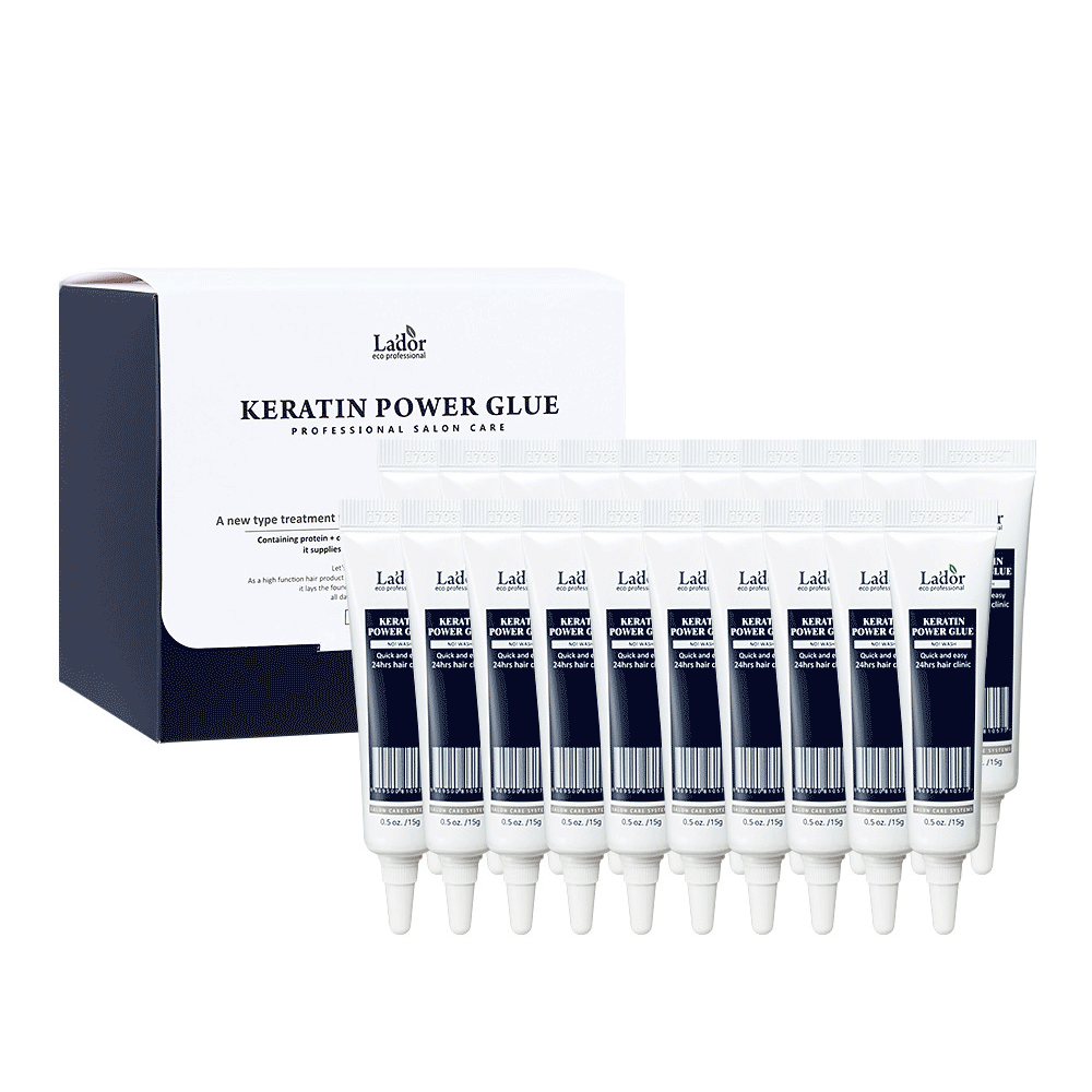 Keratin Power Glue Leave-In Hair Pack 20 x 15g