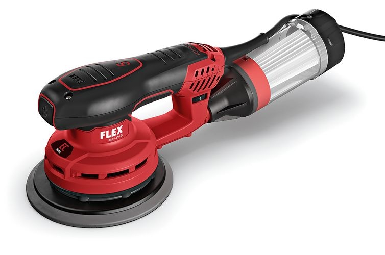 Flex-tools 486817 ORE 5-150 EC Set Powerful eccentric sander with speed control, 150 mm