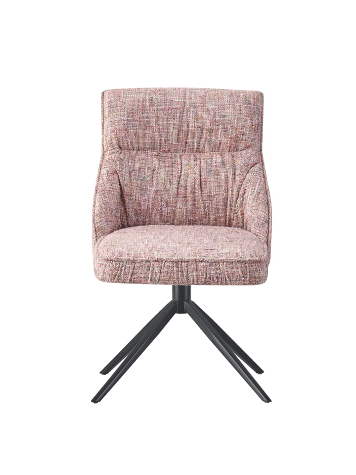 DUBI Möbel 2er-Set: Drehstuhl MIRELA in Rosa - (B)49 x (H)84 x  (T)62 cm günstig kaufen onesize
