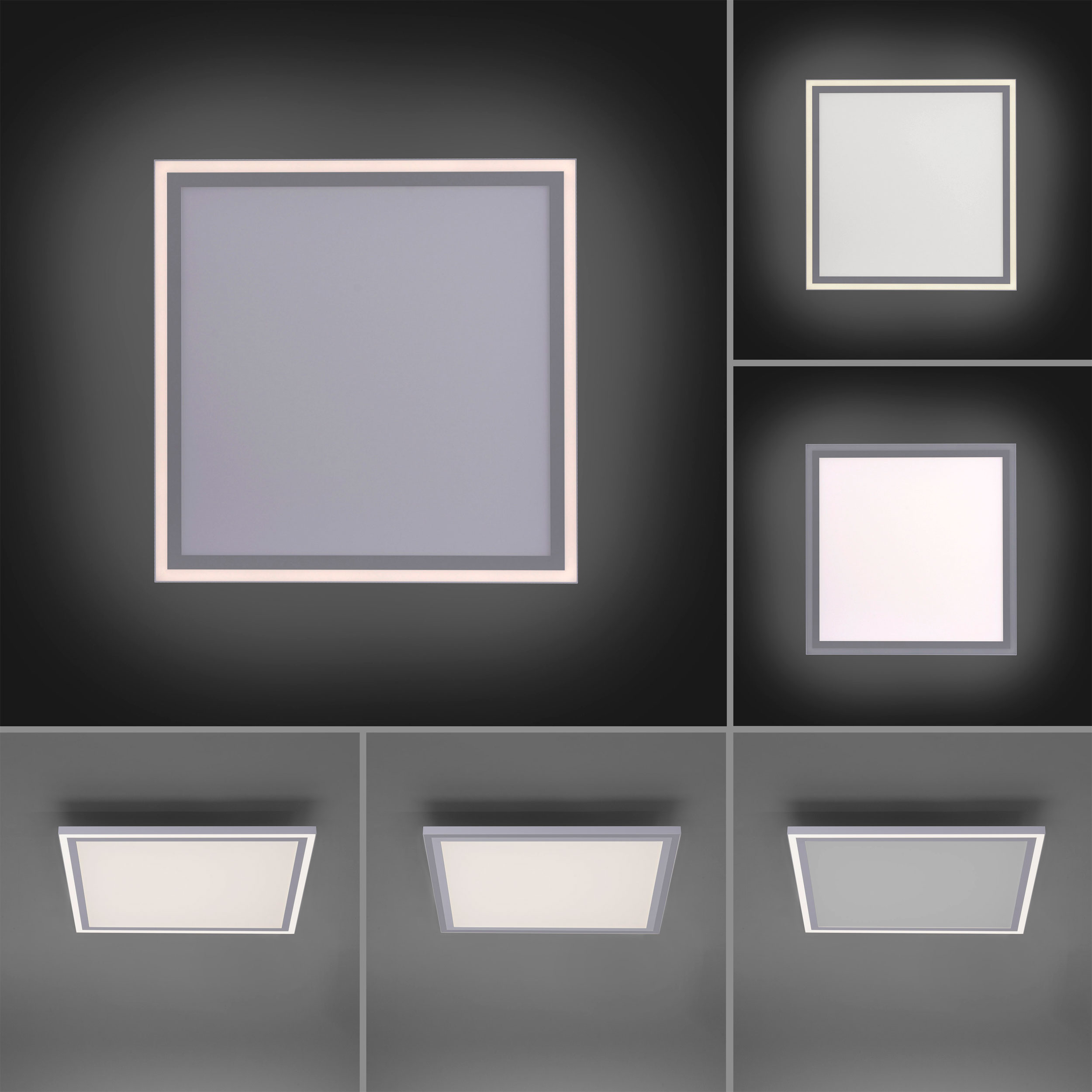 JUST LIGHT.LED-Deckenleuchte 2flg