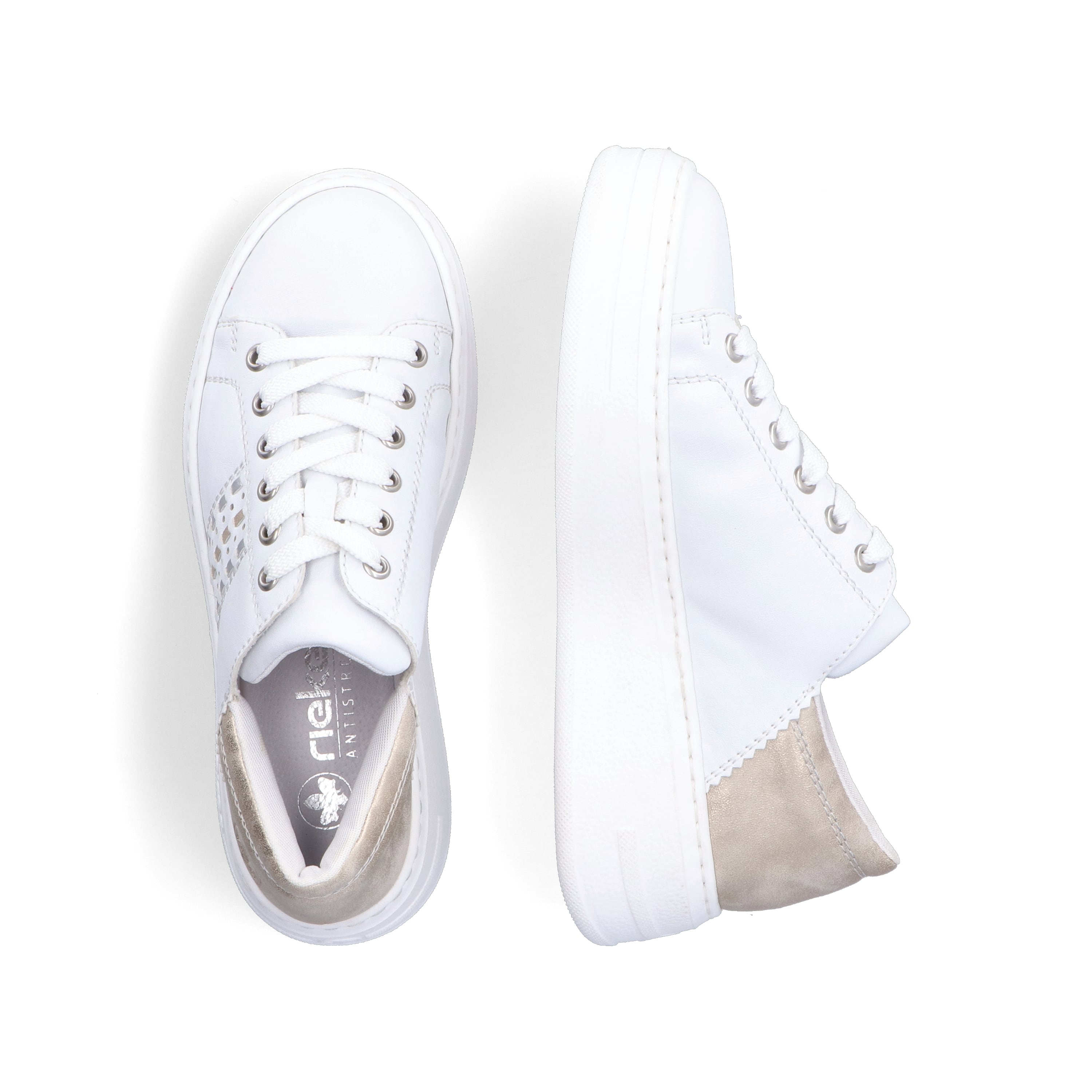 Rieker Damen Sneaker Low brilliantweiss