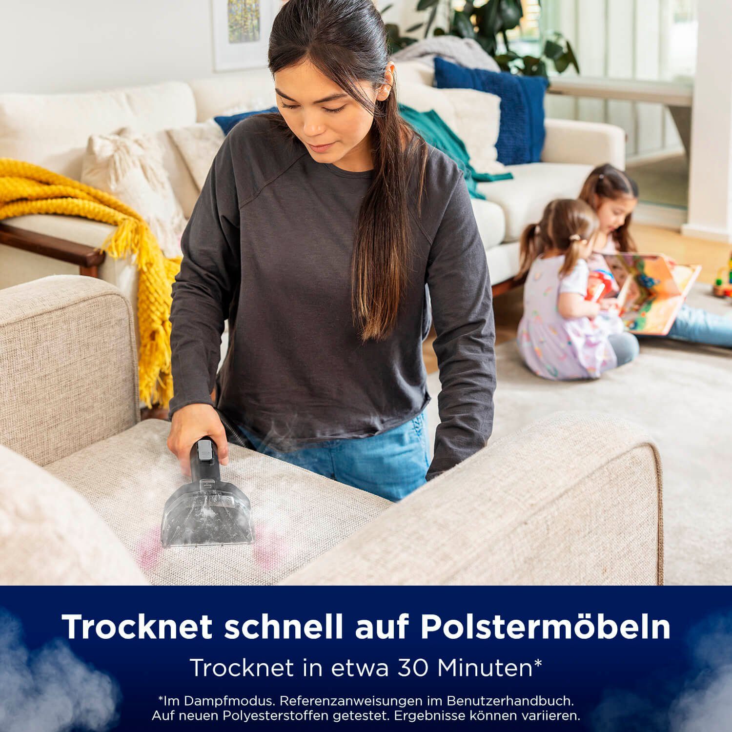 Bissell Teppichreinigungsgerät Spotclean Hydrosteam Select 3697N, 1000 W, beutellos