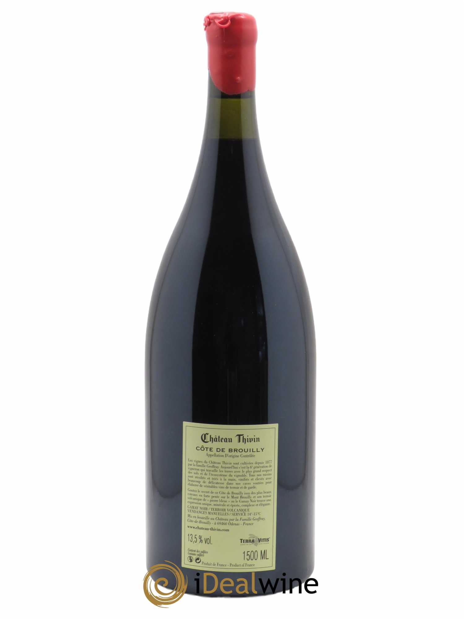 Côte de Brouilly Les 7 Vignes Château Thivin  2018 - Lot de 1 Magnum
