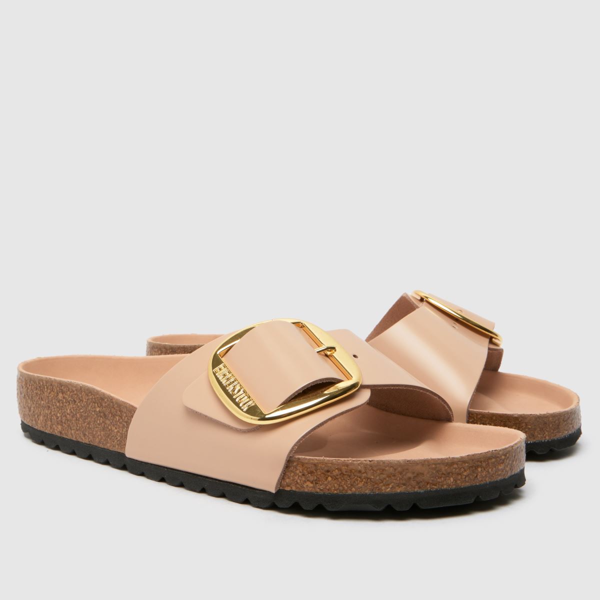 BIRKENSTOCK – Madrid – Beige sandaler med stort spänne