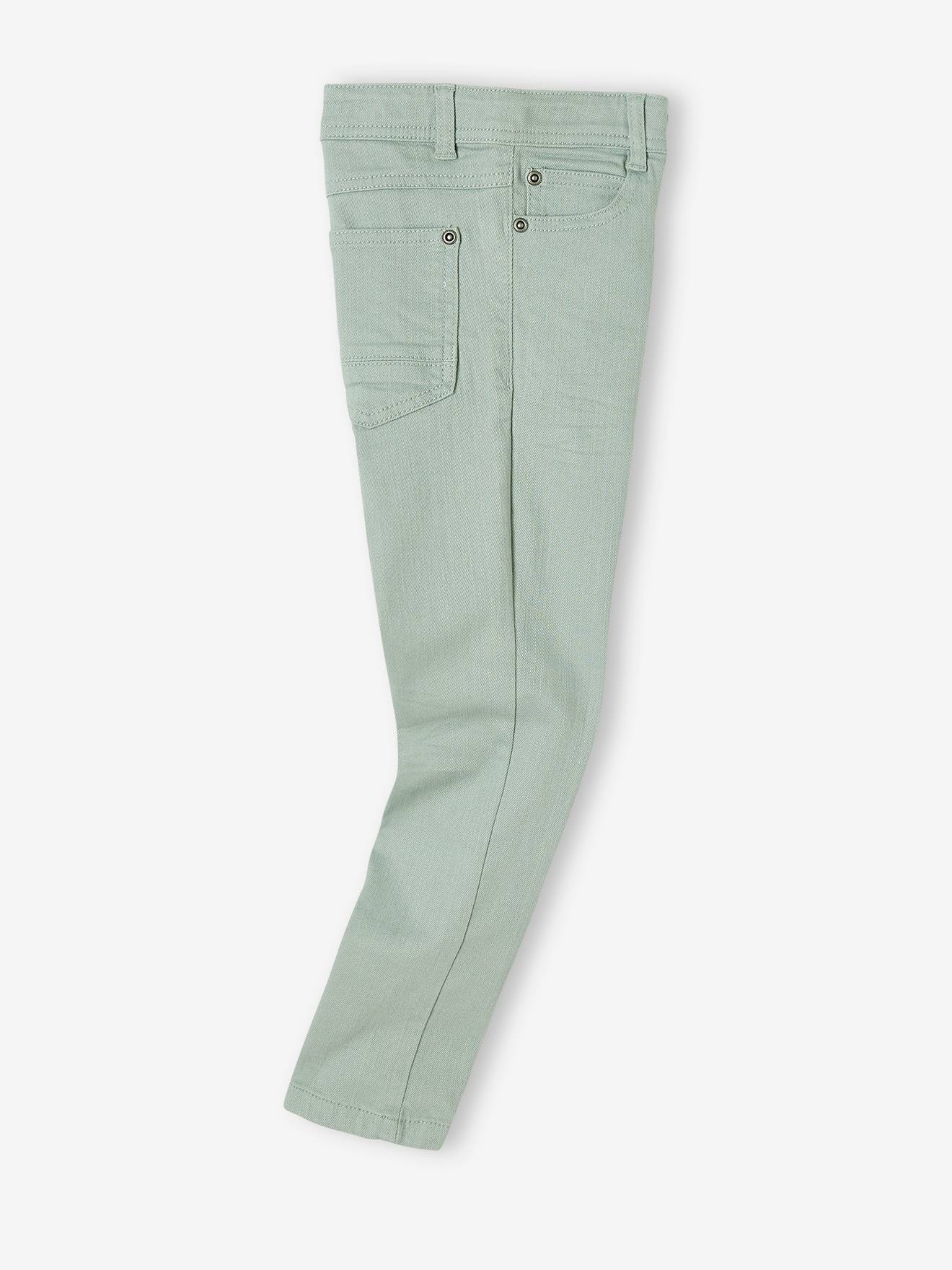 Pantalon slim MorphologiK MEDIUM garçon noisette