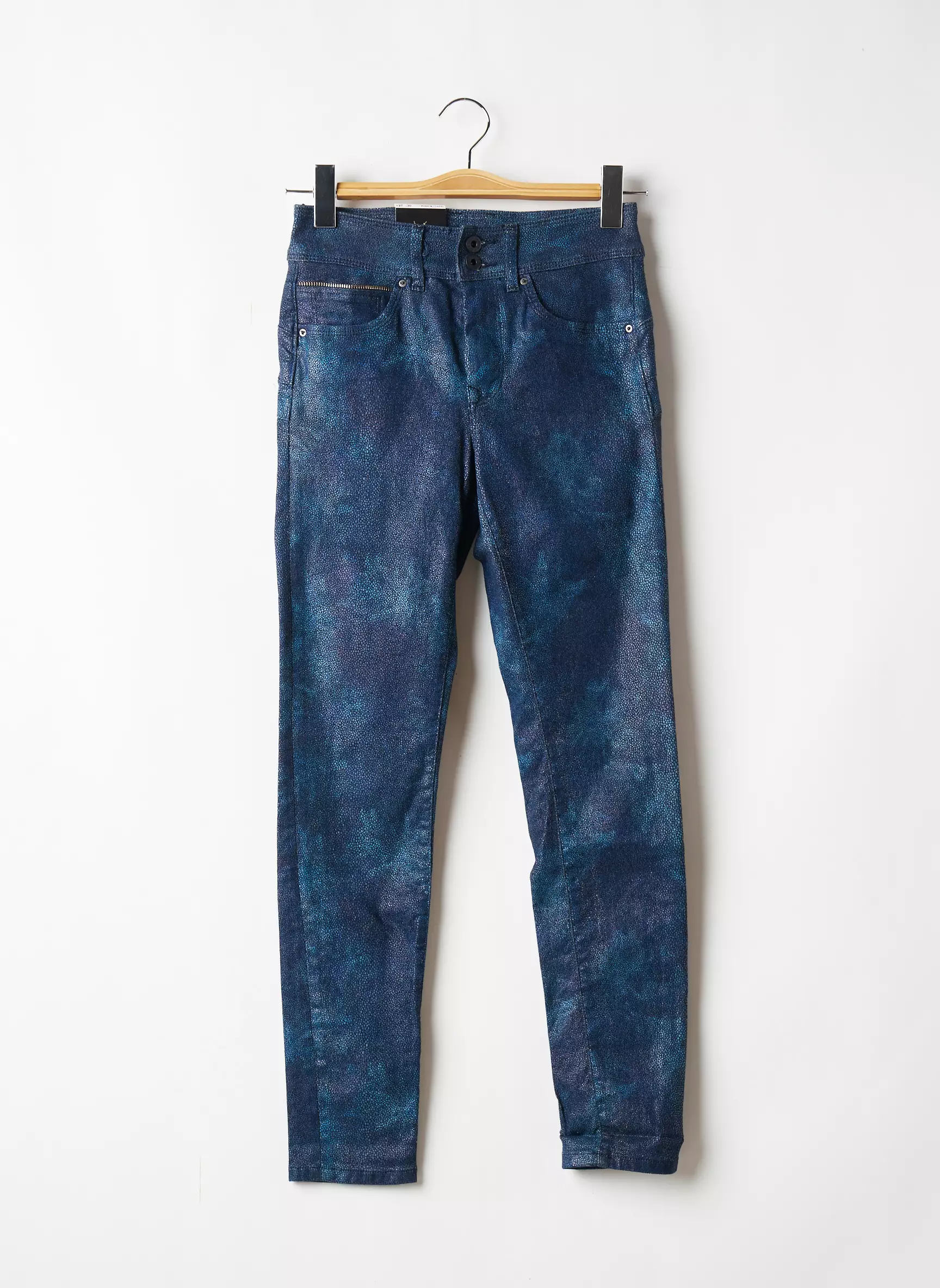 Salsa Pantalons Slim Femme couleur bleu