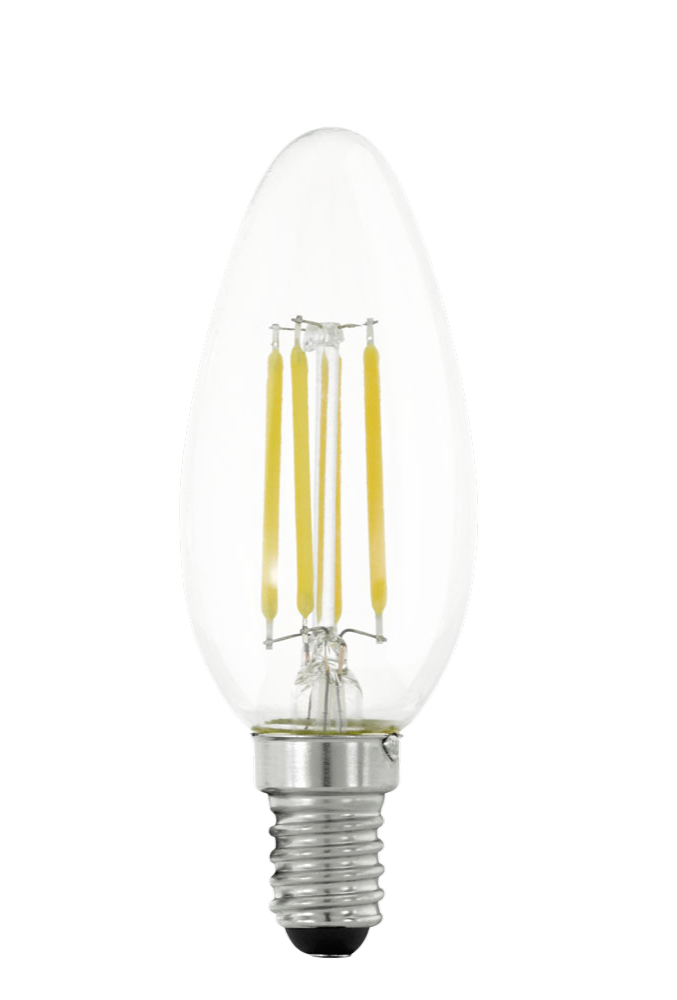 EGLO E14 LED Filament Leuchtmittel Kerzenform dimmbar