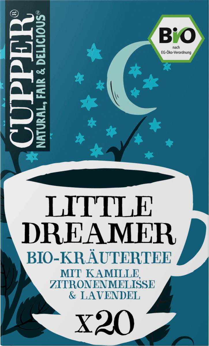 Kräutertee \Little Dreamer\ mit Kamille, Zitronengras, Lavendel (20 Beutel), 30 g