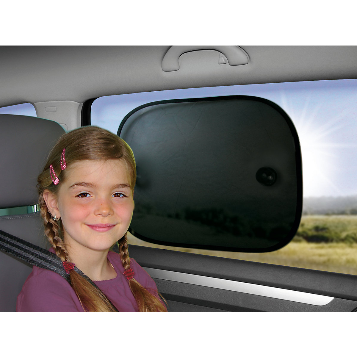 UV-Sonnenschutz für Seitenscheiben, 2er Pack