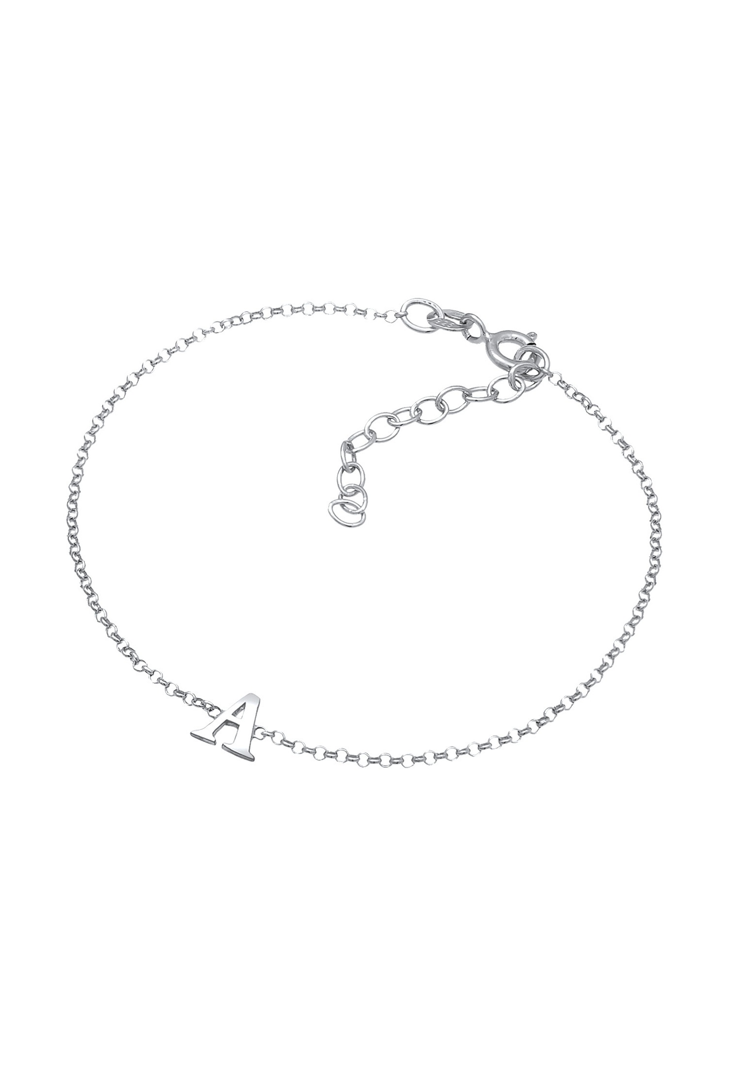 Elli Damen-Anhänger „Basic Letter A“ aus 925er Sterlingsilber