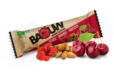 Baouw 3 barres nutritionnelles bio - Cerise - Amande - Hibiscus