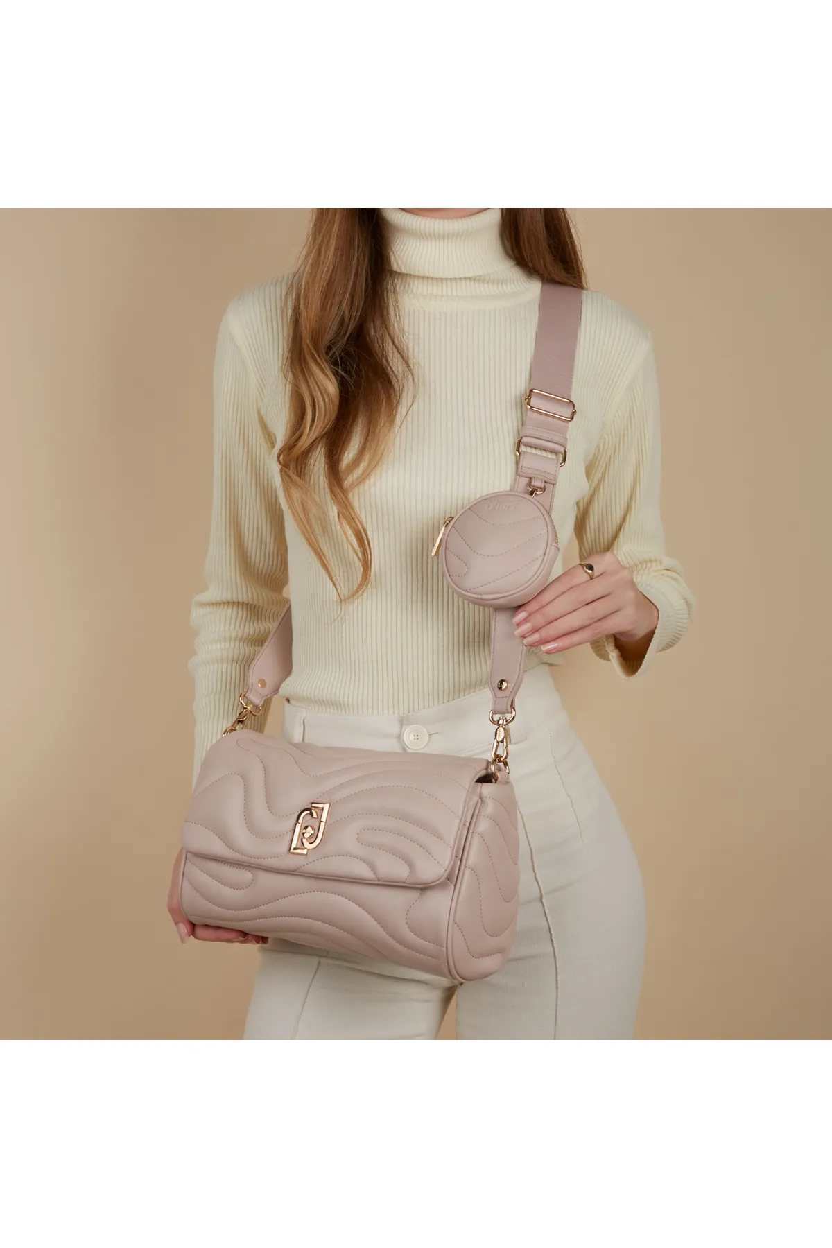 1'ASLAN  Liu Jo Achala damen Umhängetasche Beige AA4264E0036-41506