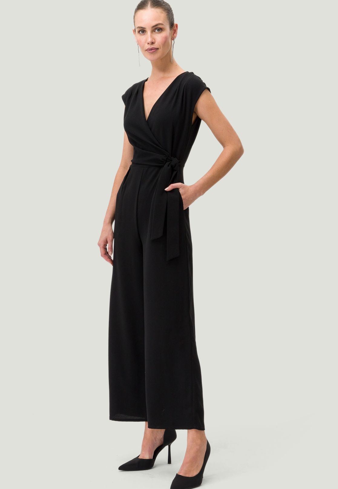 Jumpsuit mit Wickeloptik