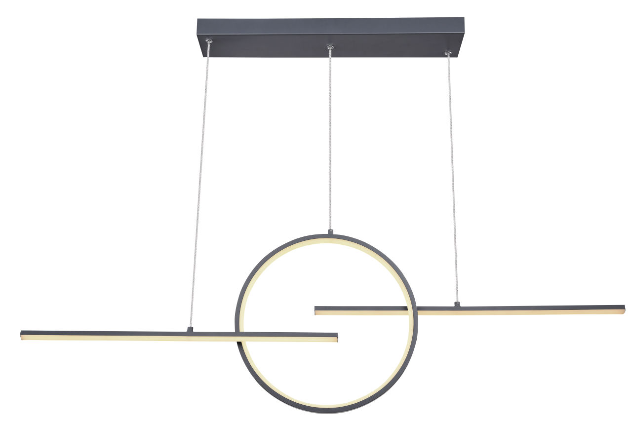 Globo Lighting - BARRAL - Hängeleuchte Metall Graphit, LED