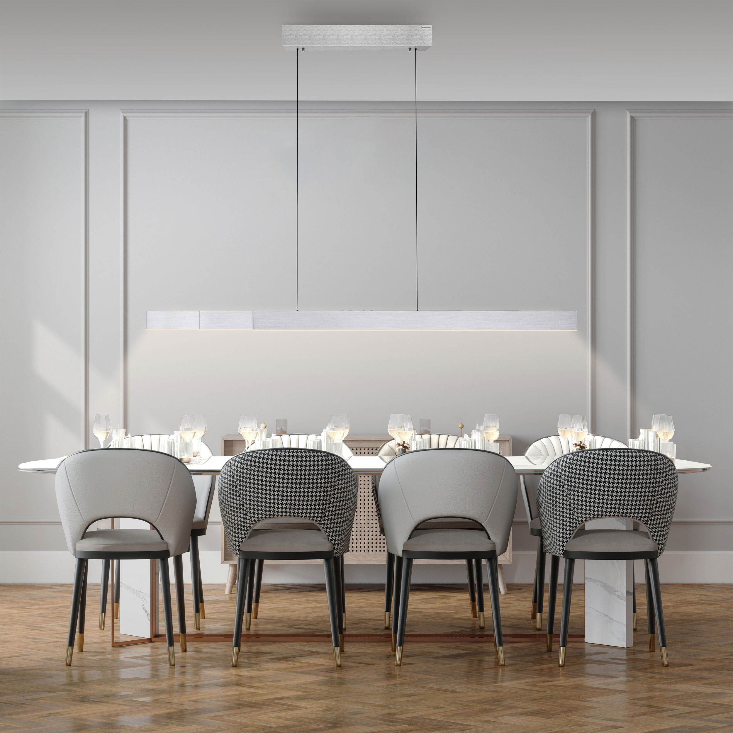 PURELED-Pendelleuchte 3flg