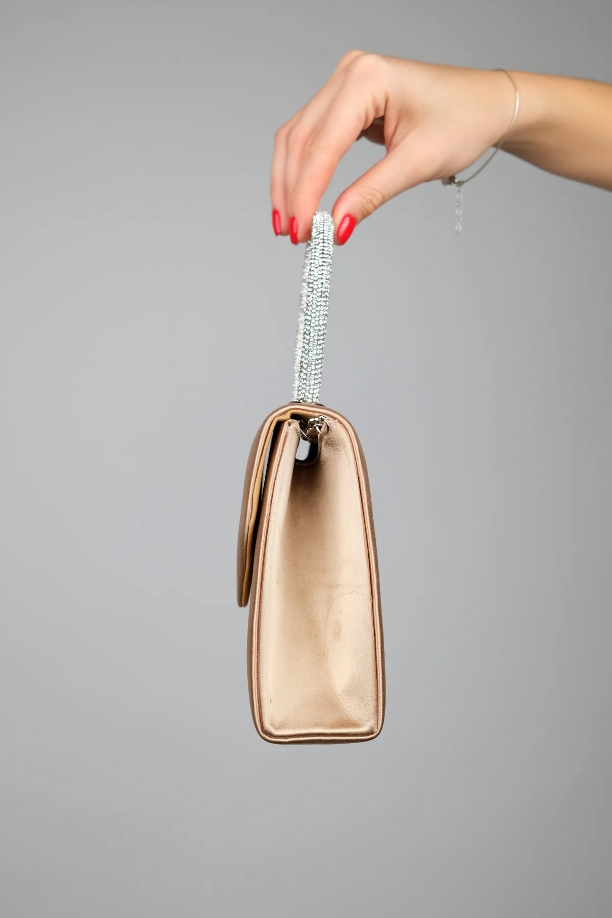 LuviShoes  Abendtasche - Beige - Unifarben