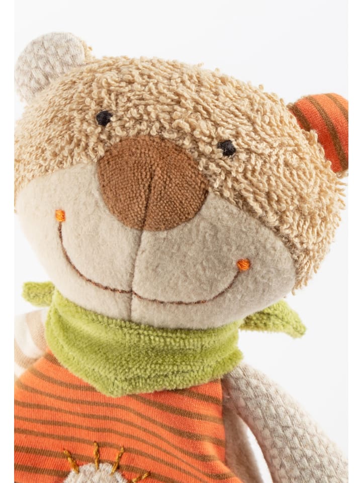 Sigikid Schnuffeltuch Natural Stripes Green in orange günstig kaufen onesize
